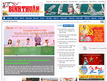 Tablet Screenshot of baobinhthuan.com.vn